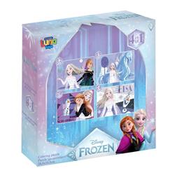 PUZZLE 4IN1 12/15/20/24PCS 28X6X27,5CM FROZEN