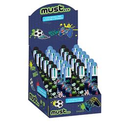 BALL PEN 6COLOURS  MUST 2DESIGNS BOY