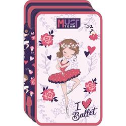 Σχολική Κασετίνα Τριπλή Γεμάτη Must Team I Love Ballet