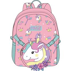 BACKPACK MUST TEAM 28X17X33 1CASE WITH DETACHABLE WAIST AND SHOULDER BAG UNICORN