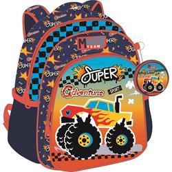 ΤΣΑΝΤΑ ΠΛΑΤΗΣ ΝΗΠΙΟΥ MUST TEAM 27Χ10Χ31ΕΚ 2ΘΗΚΕΣ MONSTER CAR