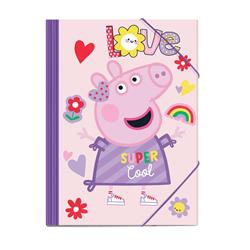 ELASTIC FOLDER 25Χ35  PEPPA PIG.