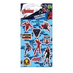 STICKERS AVENGERS 8X12  5SH