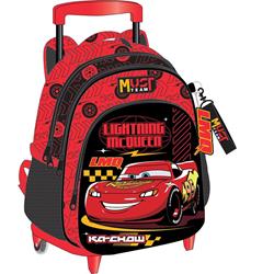 BACKPACK TROLLEY 27X10X31CM 2CASES CARS