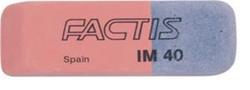 ERASER FACTIS 2COLOUR 40P