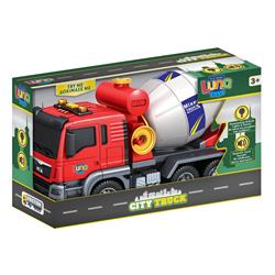 Μπετονιέρα Friction Luna Toys 1:14, με φως και ήχο 31x12x18 εκ.