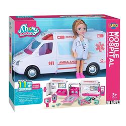 AMBULANCE SET WITH DOLL 27Χ13Χ21,5CM LUNA