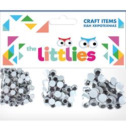 WIGGLE EYES 75x06-45x08-30x1 150PCS THE LITTLIES