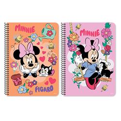 SPIRAL NOTEBOOK 17X25CM 2SUBS 60SH MINNIE 2DESIGNS