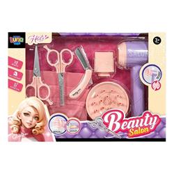 HAIRDRESSING SET 7PCS WITH SOUND 36X6,5X25CM LUNA