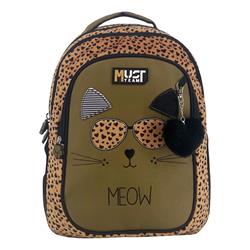 Σχολική Τσάντα Πλάτης Δημοτικού Must Team Meow 3 Θήκες