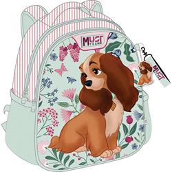 BACKPACK 27X10X31CM 2 CASES LADY AND THE TRAMP