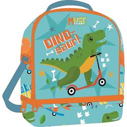 LUNCH BAG MUST TEAM 22X16X28  ISOTHERMAL DINOSAUR IN SCOOTER