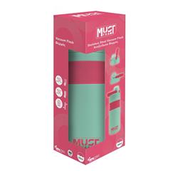 VACUUM FLASK 500ML STAINLESS STEEL MUST TEAM MINT/ PINK
