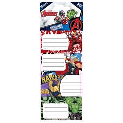 STICKER LABELS AVENGERS 20PCS 5SHEETS