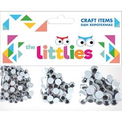 WIGGLE EYES 75x06-45x08-30x1 150PCS THE LITTLIES