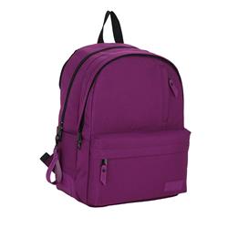 BACKPACK MUST TEAM MONOCHROME CLASSIC 32X19X42CM DOUBLE POCKET PURPLE