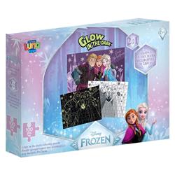 PUZZLE 100PCS 48Χ34CM GLOW IN THE DARK FROZEN