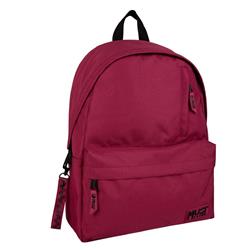 Backpack Must Team Monochrome Classic Burgundy with Black 1 Main Case