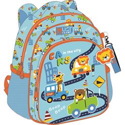 BACKPACK MUST TEAM 27X10X31CM 2CASES CITY CARS