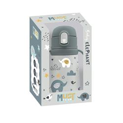 Vacuum Flask Stainless Steel Must Team Elephant 350 ml with handles and straw