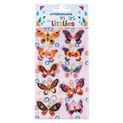 STICKERS 10X22CM BUTTERFLIES THE LITTLIES