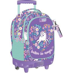 ΤΣΑΝΤΑ ΤΡΟΛΛΕΥ MUST TEAM 34Χ20Χ44EK 3ΘΗΚΕΣ ΜΩΒ ΜΟΝΟΚΕΡΟΣ