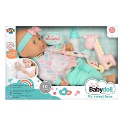 BABY DOLL 35CM WITH ACCESSORIES & SOUND LUNA