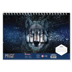 ΜΠΛΟΚ ΖΩΓΡΑΦ 23Χ33ΕΚ 40ΦΥΛ MUST TEAM ΑΥΤΟΚ-ΣΤΕΝΣΙΛ- 2ΣΕΛ ΧΡ  2ΣΧ JUNGLE