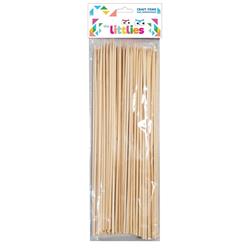 WOOD SHARP STICKS 25CM 50PCS THE LITTLIES