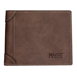 WALLET ΜΑΝ MUST TEAM 11.6X9.7X1.9 TAN