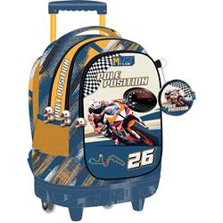 TROLLEY BAG MUST TEAM 34Χ20Χ44 3CASES POLE POSITION