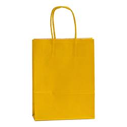 KRAFT PAPER BAG 31*42*11.5cm YELLOW #21 25PCS