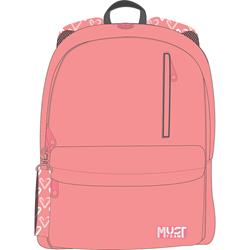 BACKPACK MUST TEAM ECLIPSE 32X17X42CM 1CASE HEARTS PINK