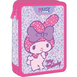 DOUBLE DECKER PENCIL CASE FILLED 15X5X21 MY MELODY