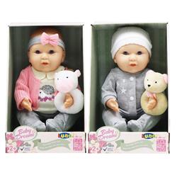 Baby Doll 38 cm Luna Toys with rattle 19x19x30 cm.