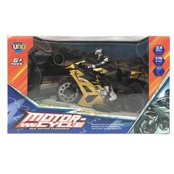 Remote Control Bike with Rider Luna Toys with light 1:10, 2.4Ghz 2 colors 26,7x11,9x17,6cm