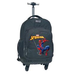 Σχολική Τσάντα Τρόλεϊ Δημοτικού Spider-Man Must Team 3 Θήκες