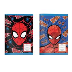 STICHED NOTEBOOK 17X25  SPIDERMAN 40SH 2DESIGNS.