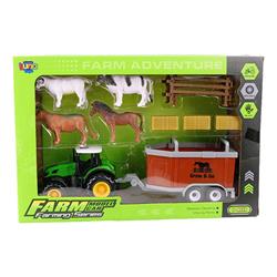 TRACTOR FRICTION FARM SET  33,5X8X22,6CM LUNA