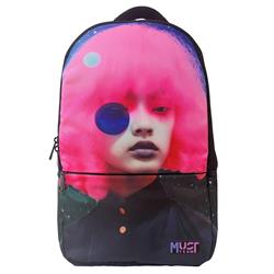 Backpack Must Team Art Girl Pink Hair 1 Main Case