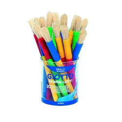 GIOTTO SCHOOL BRUSH in pot 20 pcs
