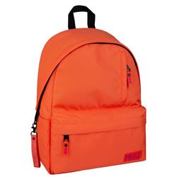 BACKPACK MUST TEAM MONOCHROME CLASSIC 32X17X42 SINGLE POCKET ORANGE WITH PINK