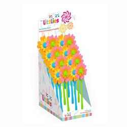 PEN ROTATING FLOWER THE LITTLIES 4 COL