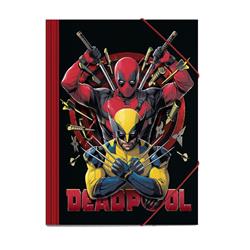 ΦΑΚΕΛΟΣ ΛΑΣΤΙΧΟ ΧΑΡΤ 25Χ35 DEADPOOL-WOLVERIN