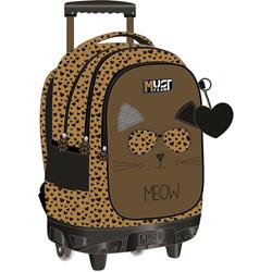 TROLLEY BAG MUST TEAM 34X20X44CM 3CASES MEOW