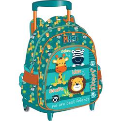 TROLLEY BAG MUST TEAM 27Χ10Χ31 2CASES JUNGLE ANIMALS