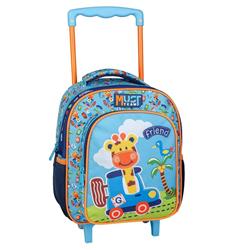 School Trolley Backpack Kindergarten Must Team Giraffe Trip 2 Cases