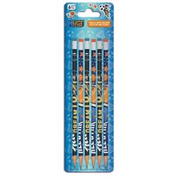 PENCIL WITH RUBBER MUST TEAM BOY BLISTER 6PCS