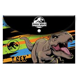FOLDER WITH BUTTON A4 JURASSIC WORLD